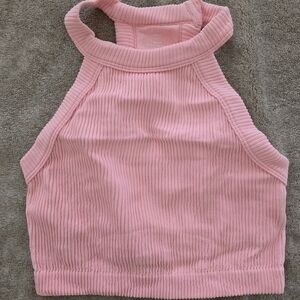 Aerie Soft Pink Ribbed Top